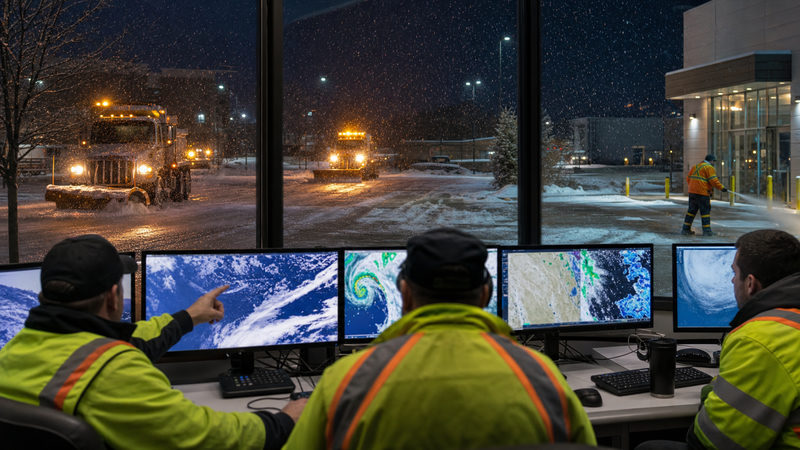 Storm Monitoring, Response Times, and Ice Management