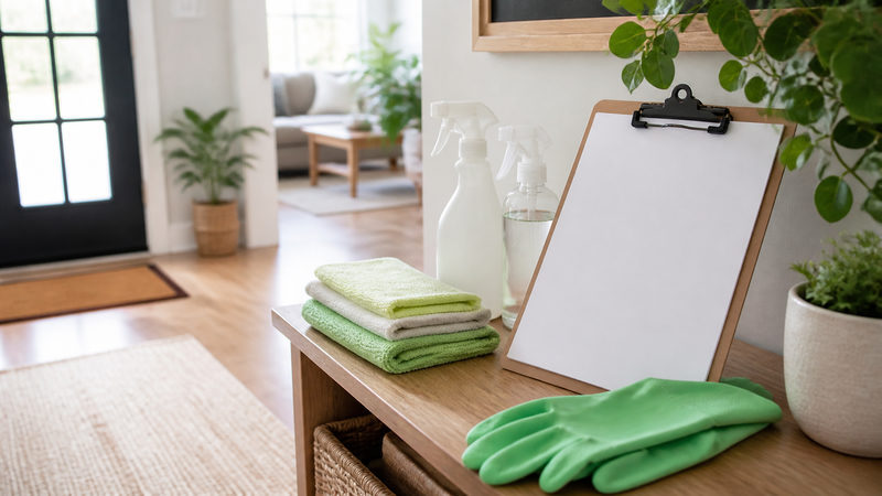 Room-by-Room Deep House Cleaning Checklist